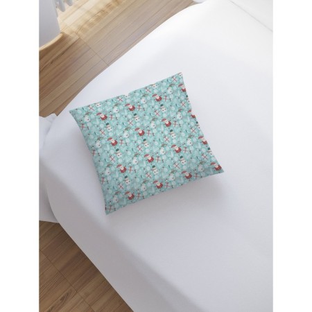 Decorative pillowcase "New Year's friends", on a zipper, size 45x45 cm-1