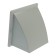 The output of the wall zein, 170 x 170 mm, d = 100 mm, with a check valve, gray
