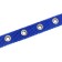 Collar "Comfort" Combined (polyester, artificial leather), 39 x 1.5 cm, Osh 26-33 cm, blue 6