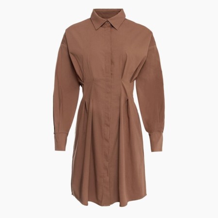 Women's dress, dark beige color, size 44-6
