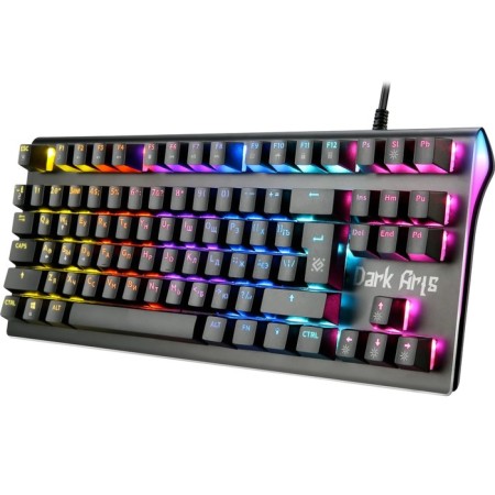 Keyboard Defender Dark Arts GK-375, game, wired, mechanical, sub-, 87 cl, USB, black-1