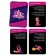 A whip in a set for two “ahi-strokes”, 3 in 1 (10 cards, a whip (color mix), 1 neon cube), 18+