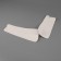 Removable collar, neck diameter = 22 cm, 42 × 6 cm, ivory color