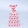 Package packing bopp, "heart" 20*35 cm