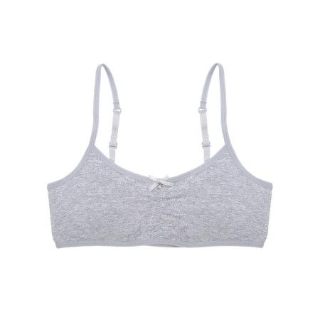 Top knitted for a girl, height 158 ​​cm-164 cm, B, light gray color