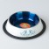 A bowl with a non-slip base decorative color, 230 ml, white and blue
