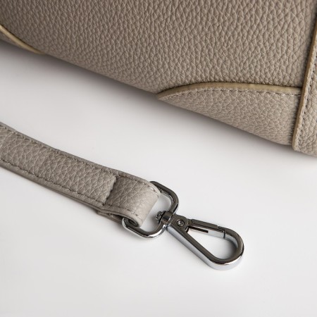 Bag Women's Tout with zipper, gray color-6