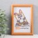 Photo frame MDF 10x15 cm, No. 5 "Simple", Milan nut, (plastic screen)