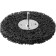 Brush brush 35162-125_z01, nylon, abrasive coating, open structure, 125 mm