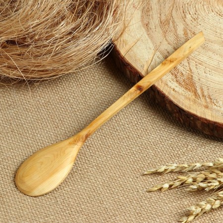 Spoon for a pan, juniper, 26 cm,-5