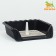 Tua for dogs with high sides and a removable mesh 38x36x11 cm, black