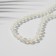 Beads on threads ball No. 8 “Moonstone”, +/- 37 cm