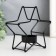 Summary Metal for 1 candle "Star" d-3.8 cm black 12x5x11.8 cm