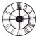 Wall clock, interior: loft, silent, d-40 cm, bronze
