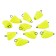 Cargo bullet-excentric painted pissy Yaman 10 pcs., 6 g, yellow