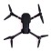 Quadrocopter on the Flydrone radio control, 1080p camera, barometer, Wi-Fi, 2 batteries, black color