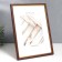 Photo frame Plastic "Mira" 21x29.7 cm, (A4) Bee with gold (plastic screen)