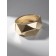 Bracelet Cuff "Corners", metal, color gold
