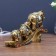 Polystone souvenir "Three elephants - Happiness Road" 15.5x25x5.5 cm