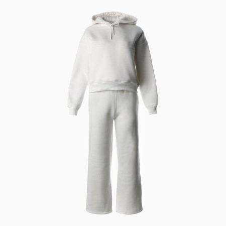 Women's costume (sweatshirt/pants) is launched, cream color, rr m (44-46)-3