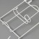 The holder is a diverse for an ironing board and an iron, 25 × 14.5 × 40.5 cm, white color