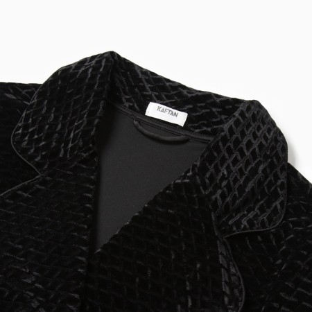 Women's jacket KAFTAN "velvet" p. 48, black-10