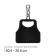 Fan for barbecue, black color