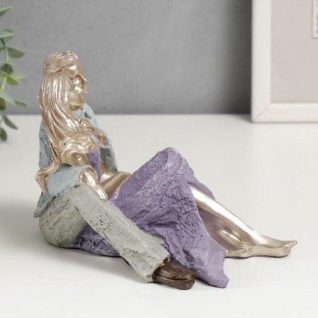 Souvenir Polystone "A couple of lovers" 12x11x17 cm-1