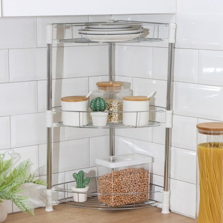 Thosehole tabletop 3-sectional, 38.5 × 27.5 × 54.5 cm, color chromium-6