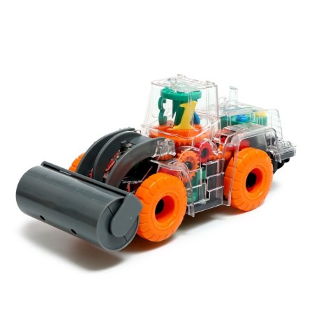 Tractor "gears", works on batteries, lighting effects, mix