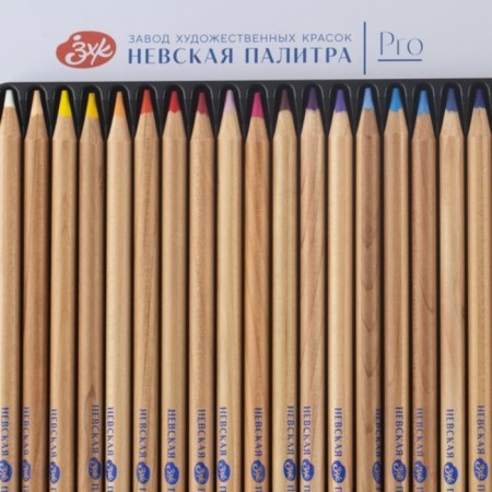 Pencils Color set of 36 colors, ZHK "Master Class", professional, in a metal pencil case-7