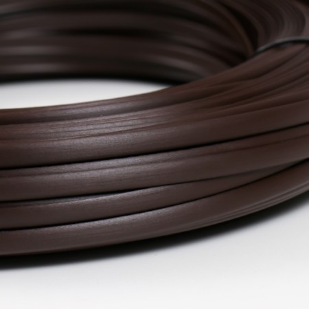 Artificial Smooth rattan 8 mm 100 m crescent (wenge)-2