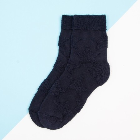 Socks for a boy Taurus KAFTAN "Stars", size 18-20 cm, dark blue color-1