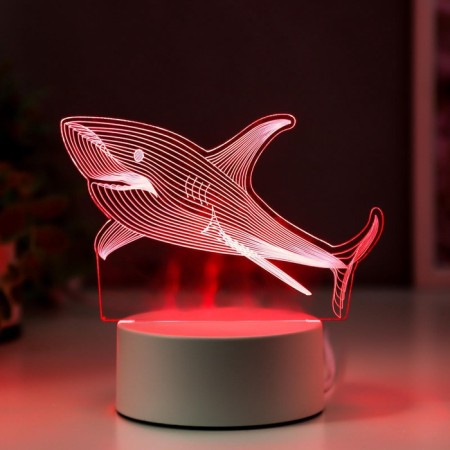 Light "Shark" Led RGB from the network 9.5x15x14 cm Risalux-4
