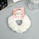 Hair gum "Orbit" Tenderness, 9 cm, white