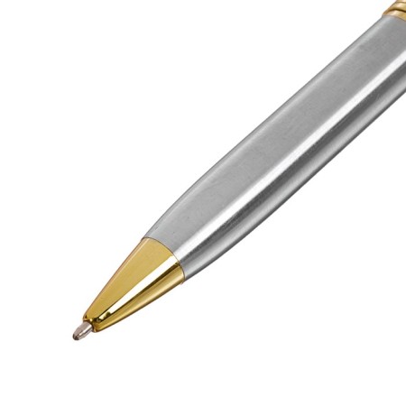 Gift handle, ball "style" in the leatherette case, rotary, silver-golden body-2