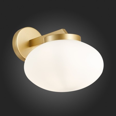 Sconces st. SL1503.201.01. Modica. 1x40 W, E27, 25x25 cm, golden color-2