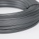 Artificial rattan 8 mm 100 m wave (silver metallic)