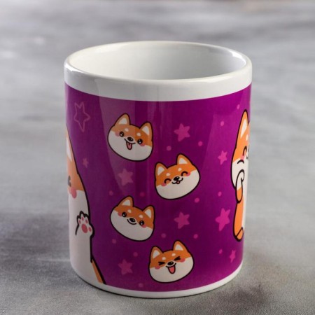 Shiba sublimation mug 320 ml, with application-1