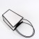 Bag for flowers is white moisture -resistant, 17x17 - 11.5x11.5 - 20 cm, 1 pcs