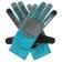 Garden gloves, polyester, without covering, with dots, size 7, gray, gardena