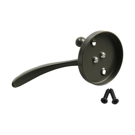 Furniture hook CAPPIO WING, two -rOM, graphite color, 4 pcs.-5
