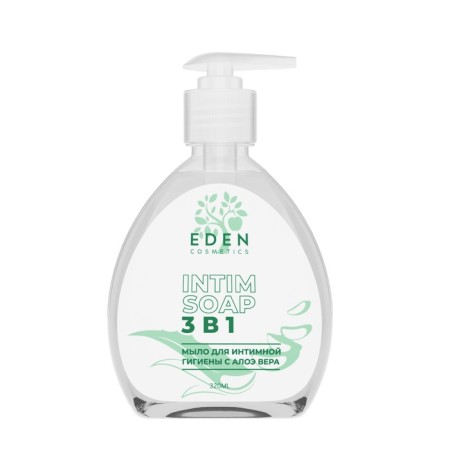 Soap for intimate hygiene 3 in 1 Eden with aloe vera, 320 ml