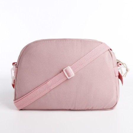 Youth bag with a zipper, pink color-4