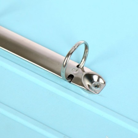 Folder on 2 rings A4, Erichkrause Enigma, 35 mm, 1750 μm, blue, with a pattern-2