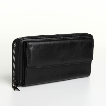 Pearl husband, 19.5*2.5*10 cm, 5 departure + n/pocket, d/map, d/coins, on lightning, chicken, black 104701-1
