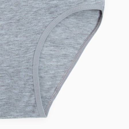 Panties female slips, gray color, rr 46-48-1