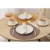 Set of serving napkins on the table "loft", 4 pcs, d = 38 cm, coffee color
