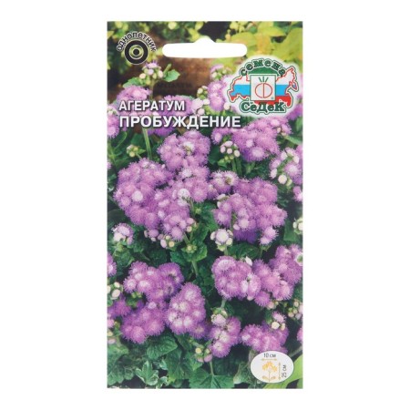 Flower seeds Ageratum "Awakening", Euro, 0.1 g
