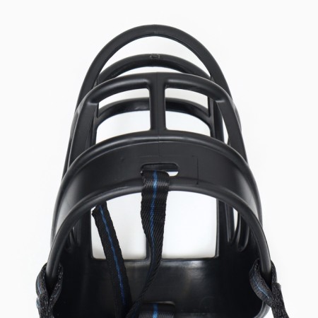 Dog muzzle No. 5 with a tripartite strap, rubber, DN 12 cm, ohm 35 cm, black-7
